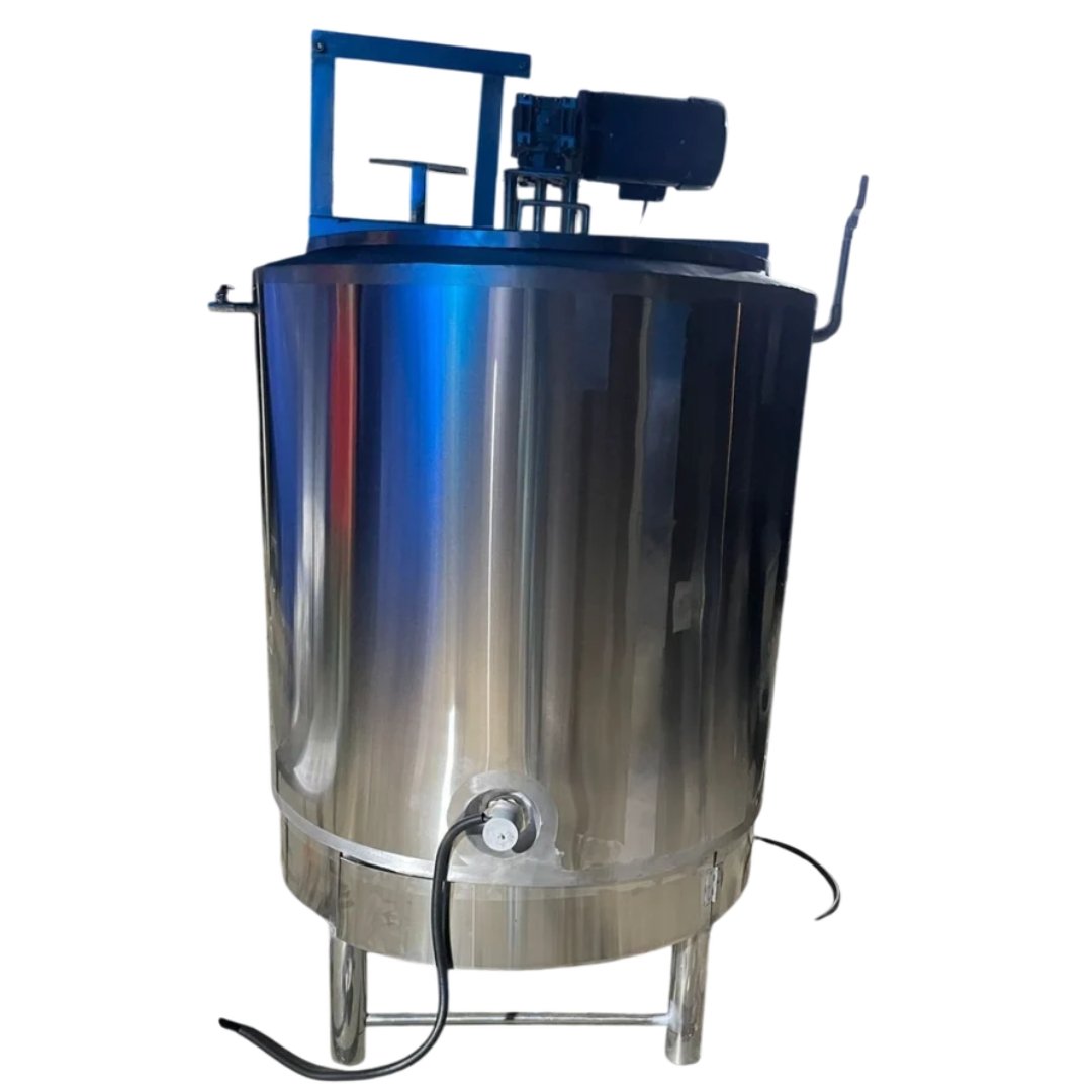 500 L SS Batch Milk Pasteurizer Machine